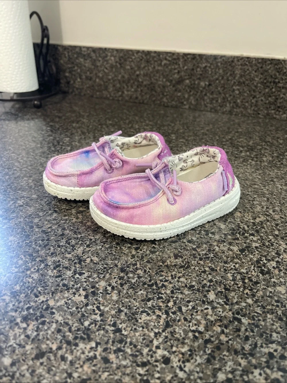 Hey Dude Shoes Toddler Girl K5  Wendy Dreamer Tie Dye Blue Pink Purple